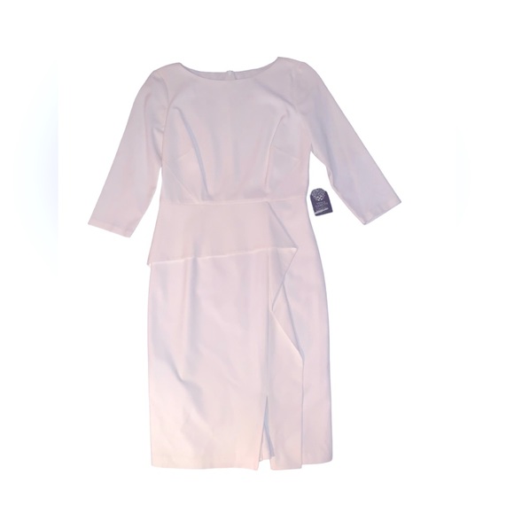 Vince Camuto White Dress, NWT Size 6P - Picture 6 of 14